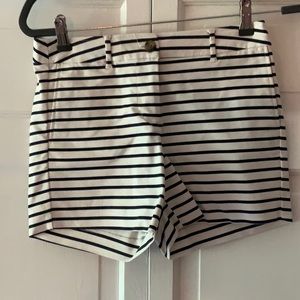 Boden blue and white striped shorts excellent condition size 2
